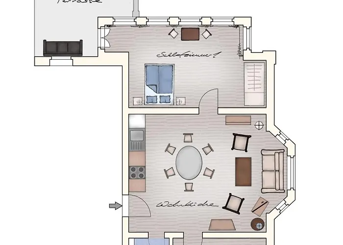 Gutshaus-grubnow-ferienwohnung-3 Lägenhet